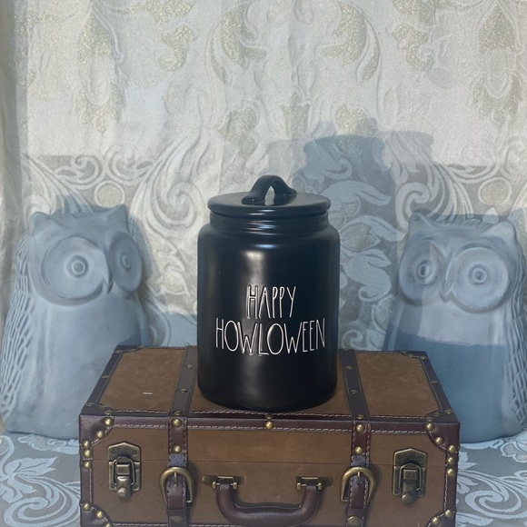 Rae Dunn "HAPPY HOWLOWEEN" Canister - Picture 2 of 3